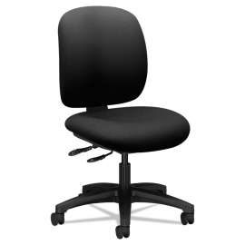 HON Convergence Mid-Back Task Chair, Swivel-Tilt, Supports Up to 275 lb, 15.75" to 20.13" Seat Height, Black