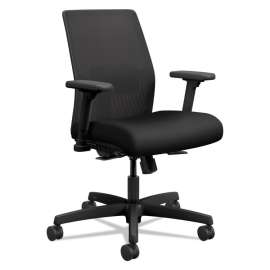 HON Ignition 2.0 Ilira-Stretch Mesh Back Cafe Height Stool, Supports Up to 300 lb, 31" High Seat, Black Seat/Back, Black Base