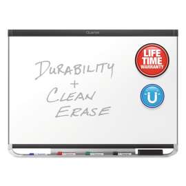 Prestige 2 DuraMax Magnetic Porcelain, 48 x 36, White Surface, Graphite Fiberboard/Plastic Frame