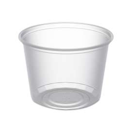 MicroLite Deli Tub, 16 oz, 4.56" Diameter x 3.38"h, Clear, Plastic, 500/Carton