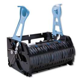 Pro Mod Manual Hard Roll Towel Dispenser, 9.63 x 13.38 x 8.13, Black/Blue