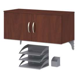 Office in an Hour Accessory, Hutch, 31.5w x 13.62d x 13.5h, Hansen Cherry