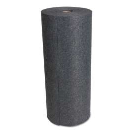 SureGrip Absorbent Adhesive Floor Mat, Indoor/Outdoor, 34" x 100 ft, Gray
