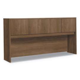 HON 10700 Series Peninsula with End Panel, Wood Support Column, 60w x 30d x 29.5h, Harvest