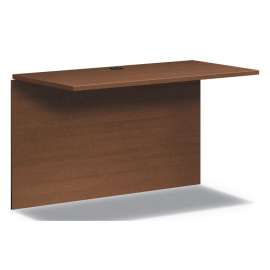 HON 10500 Series Kneespace Credenza With 3/4-Height Pedestals, 72w x 24d x 29.5h, Mahogany