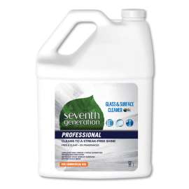 Glass and Surface Cleaner, Free and Clear, 1 gal Bottle, 2/Carton
