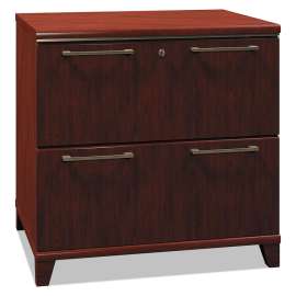 Enterprise Collection Lateral File, 2 Legal/Letter/A4/A5-Size File Drawers, Harvest Cherry, 30" x 23.13" x 29.75"