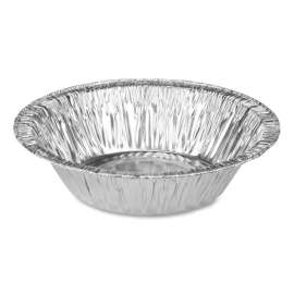 Aluminum Pie Pans, Tart, 5.7 oz, 5" Diameter x 1.25"h, Silver, 1,000/Carton