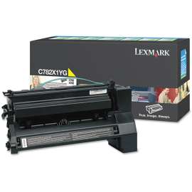 C782X1YG Extra High-Yield Toner, 15,000 Page-Yield, Yellow