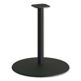 Between Round Disc Base for 30" Table Tops, 29" High, Black Mica