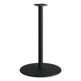 HON Solve Series Mesh Back Task Chair, Supports Up to 300 lb, 18" to 23" Seat Height, Midnight Seat, Fog Back, Black Base