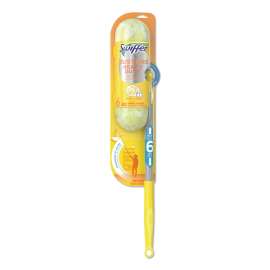 Heavy Duty Dusters with Super Extender Handle, 6 ft Handle, 1 Handle/4 Dusters, 4/Carton