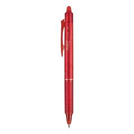 FriXion Clicker Erasable Gel Pen, Retractable, Bold 1 mm, Red Ink, Red Barrel, Dozen