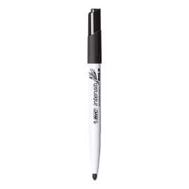 Intensity Bold Pocket-Style Dry Erase Marker, Fine Bullet Tip, Black, Dozen