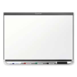 Prestige 2 DuraMax Magnetic Porcelain, 72 x 48, White Surface, Graphite Fiberboard/Plastic Frame