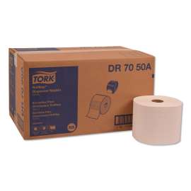 Rollnap Dispenser Napkins, 1-Ply, 17" x 7.13", Roll, White, 6000/Carton