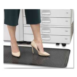 Feel Good Anti-Fatigue Floor Mat, 24 x 36, PVC, Black