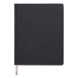 Hardcover Business Journal, 1 Subject, Narrow Rule, Black Cover, 10 x 8, 96 Sheets