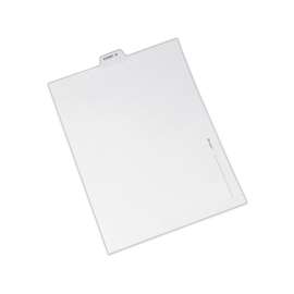 Avery-Style Preprinted Legal Bottom Tab Dividers, 26-Tab, Exhibit W, 11 x 8.5, White, 25/Pack