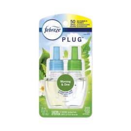 PLUG Air Freshener Refills, Meadows and Rain, 0.87 oz, 6/Carton