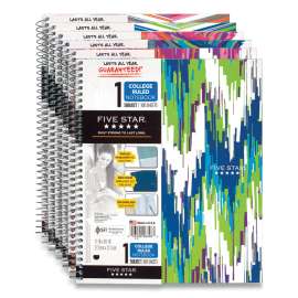 Style Wirebound Notebook, 1 Subject, Medium/College Rule, Randomly Assorted Pop Art Design Covers, 11 x 8.5, 100 Sheets