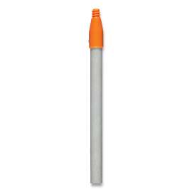 Push Broom Handle with Nylon Thread, Fiberglass, 60", Gray