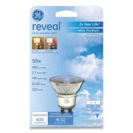 Reveal Quartzline MR-16 Halogen Floodlight, 50 W, Daylight