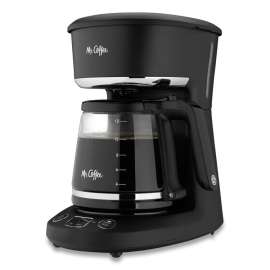 12-Cup Automatic Coffee Maker, Black/Chrome