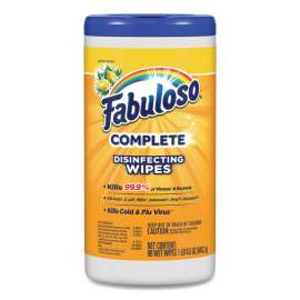 Multi Purpose Wipes, 7 x 7, Lemon, 90/Canister