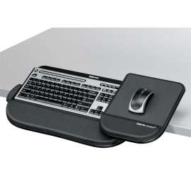 Tilt 'n Slide Keyboard Manager with Comfort Glide, 19.5w x 11.5d, Black