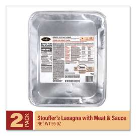 Lasagna with Meat and Sauce, 96 oz Tray, 2/Pack, Delivered in 1-4 Business Days
