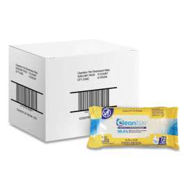 Disinfectant Surface Wipes, 7 x 7, Citrus Fruit Scent, White, 72/Pack, 12 Packs/Carton