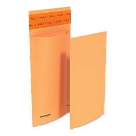 Self-Sealing Kraft Bubble Mailer, #000, Bubble Cushion, Self-Adhesive Closure, 4.63 x 6.75, Golden Brown Kraft, 500/Carton