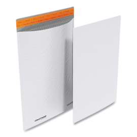 Self-Sealing Poly Bubble Mailer, #5, Bubble Cushion, Self-Adhesive Closure, 11.25 x 15, White, 100/Pack