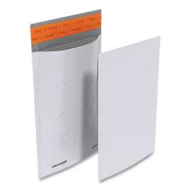 Self-Sealing Poly Bubble Mailer, #0, Bubble Cushion, Self-Adhesive Closure, 6.75 x 9, White, 250/Pack