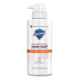Antibacterial Liquid Hand Soap, Fresh Clean Scent, 10.1 oz Pump Bottle, 4/Carton