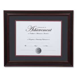 Desk/Wall Photo Frame, Plastic, 11 x 14, 8 1/2 x 11, Rosewood/Black