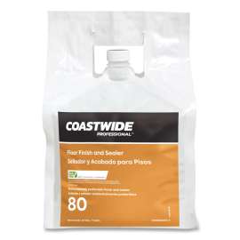 Floor Finish and Sealer, Unscented, 2.5 gal Bag, 2/Carton
