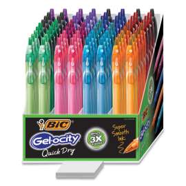 Gel-ocity Quick Dry Gel Pen, Retractable, Medium 0.7 mm, Assorted Ink and Barrel Colors, 72/Carton