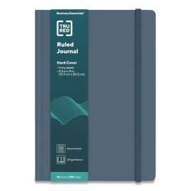 Hardcover Business Journal, 1 Subject, Narrow Rule, Teal Cover, 8 x 5.5, 96 Sheets