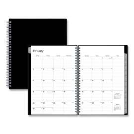 Enterprise Monthly Planner, Enterprise Formatting, 11.88 x 7.88, Black Cover, 12-Month (Jan to Dec): 2023