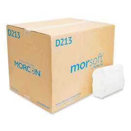 Morsoft Dispenser Napkins, 1-Ply, 11.5 x 13, White, 250/Pack, 24 Packs/Carton