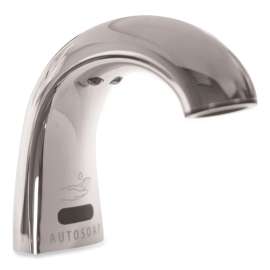 One Shot Soap Dispenser - Touch Free, Liquid, 9.75 x 13.75 x 2.88, Polished Chrome, 4/Carton
