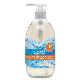 Natural Hand Wash, Purely Clean, Fresh Lemon and Tea Tree, 12 oz Pump Bottle, 8/Carton