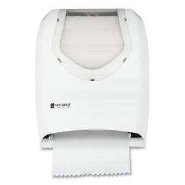 Tear-N-Dry Touchless Roll Towel Dispenser, 16.75 x 10 x 12.5, White/Clear