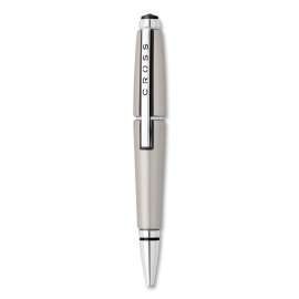 Edge Retractable Gel Pen Gift Box, Medium 0.7mm, Black Ink, Titanium Barrel