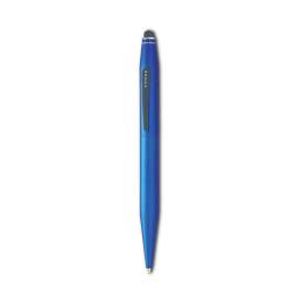 Tech 2 Retractable Ballpoint Pen/Stylus Gift Box, 0.7mm, Black Ink, Blue Barrel