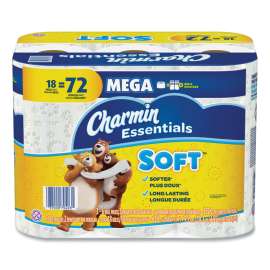 Essentials Soft Bathroom Tissue, Septic Safe, 2-Ply, White, 352 Sheets/Roll, 18/Pack