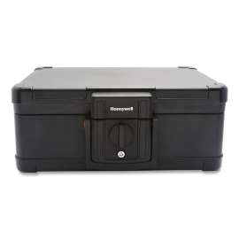 Fire and Waterproof Safe Chest with Carry Handle, 16 x 12.6 x 6.6, Black
