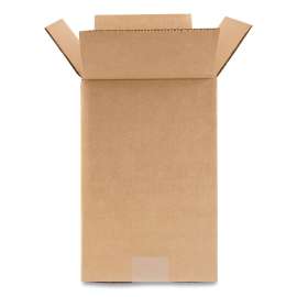 Fixed-Depth Shipping Boxes, 200 lb Mullen Rated, Regular Slotted Container (RSC), 7" x 7" x 10", Brown Kraft, 25/Bundle